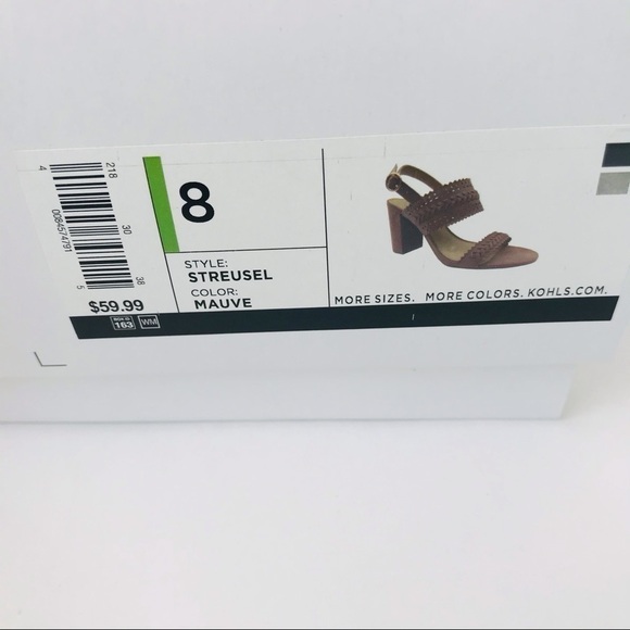 New! Block Heel Faux Suede Bohemian Pink Mauve Chunky High Heel Braided Sandals - Picture 12 of 12